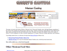 Tablet Screenshot of mexicancooking.netrelief.com